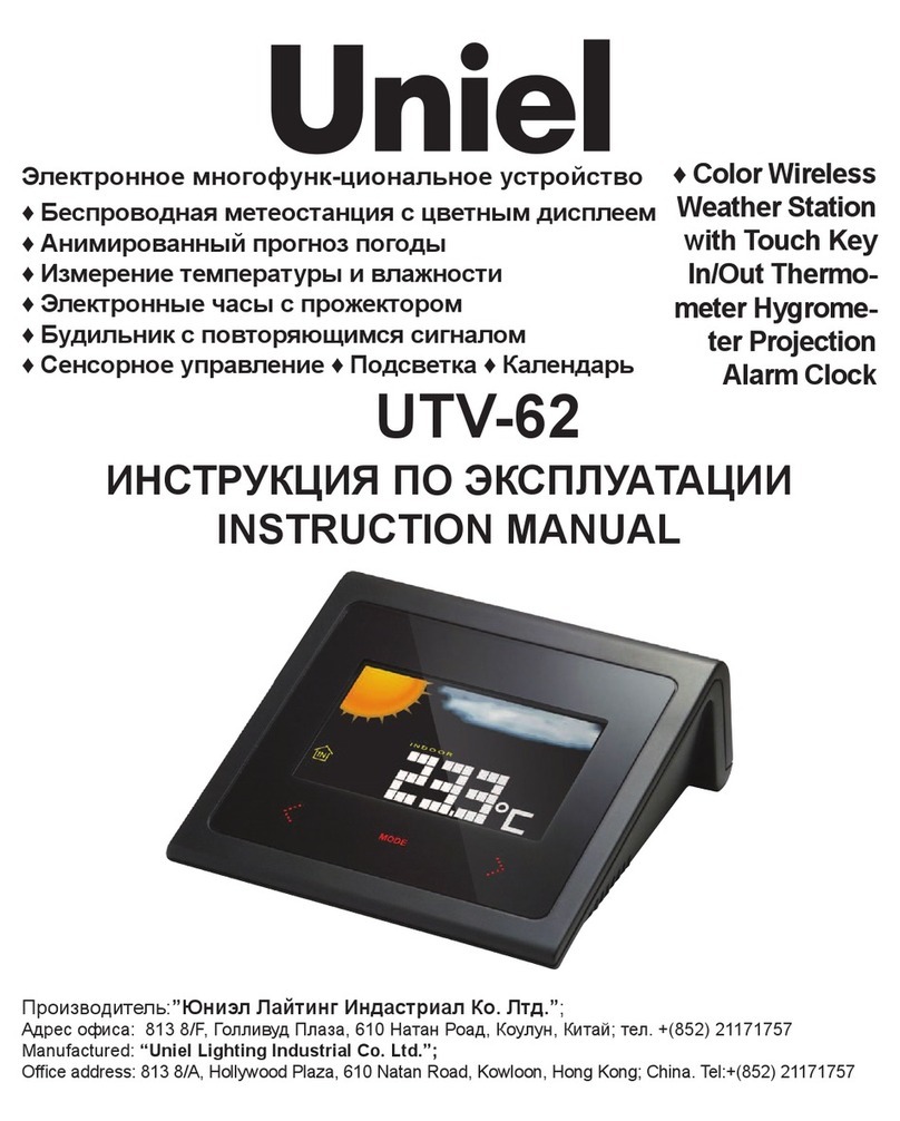 Uniel UTV-62 instruction manual