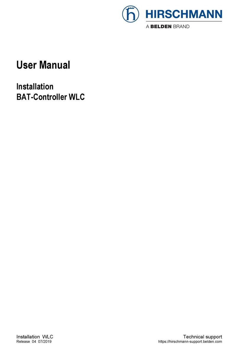 Belden Hirschmann BAT-Controller WLC Series User manual