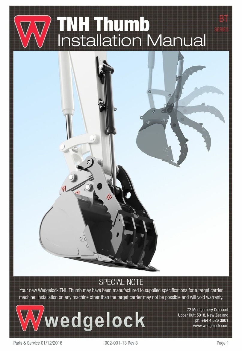 WEDGELOCK TNH BT Series User manual