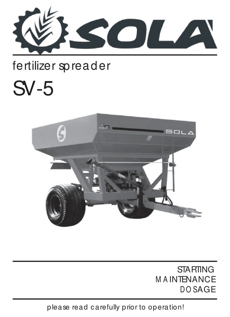 Sola SV-5 Starting, maintenance and dosage manual Sola SV-5 Starting, maintenance and dosage manual