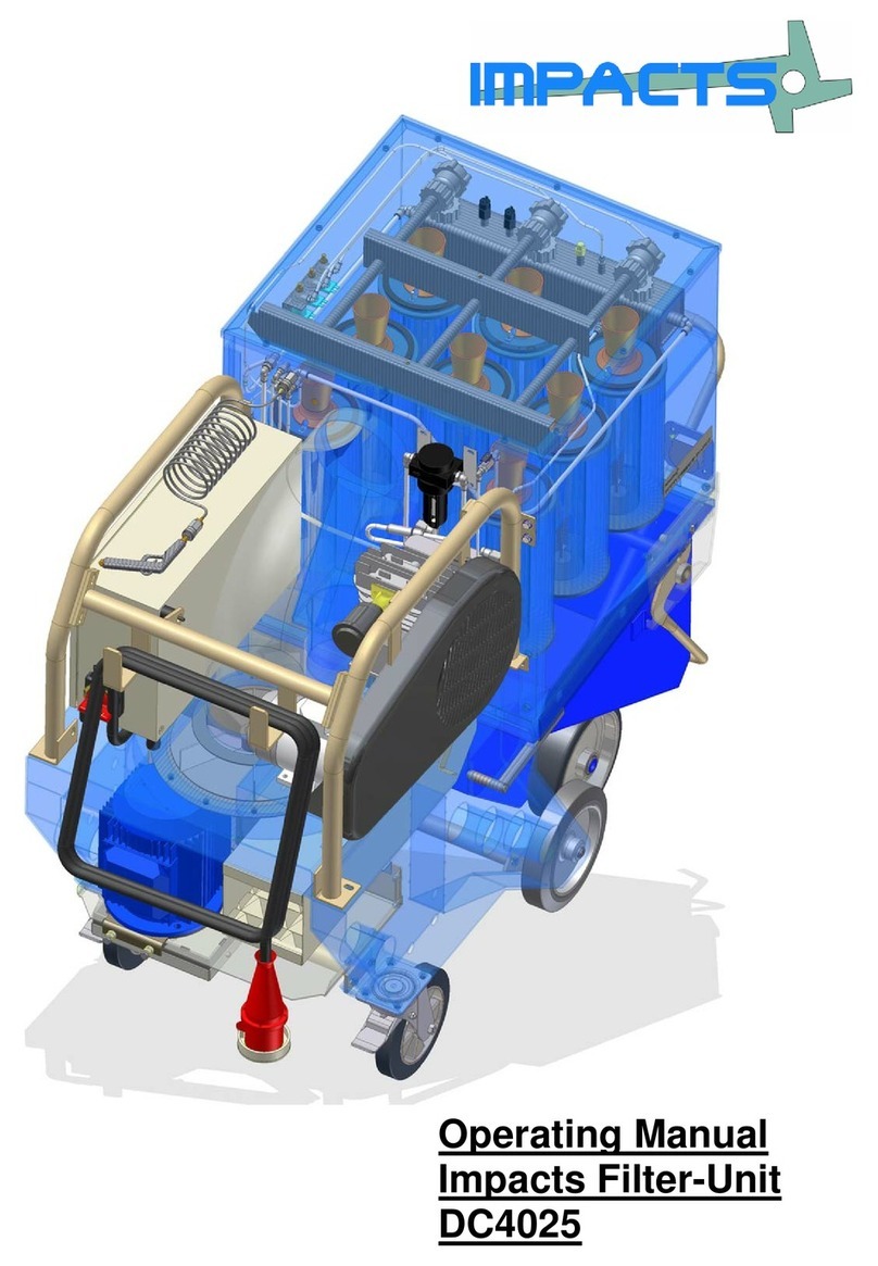 Impacts Dustcom 4025 operating manual
