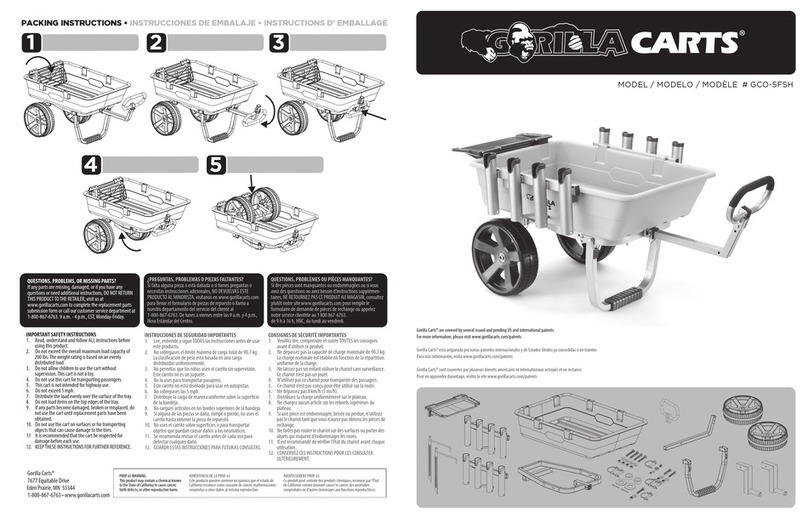 Gorilla Carts GCO-5FSH User manual