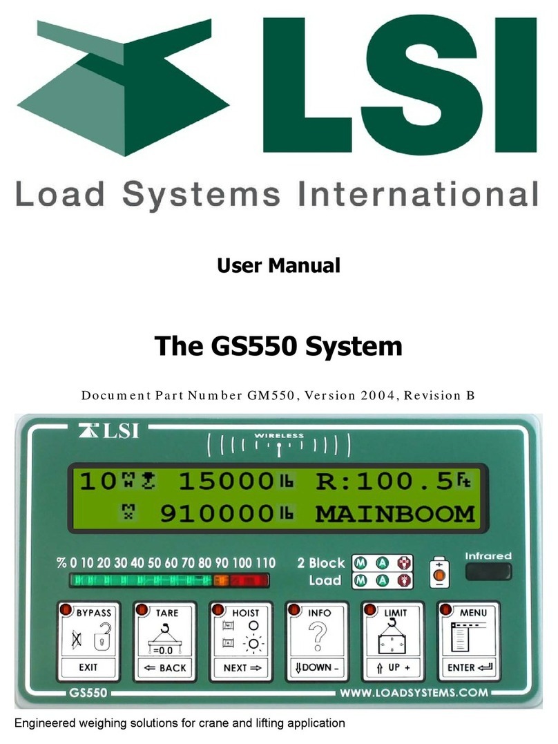 LSI GS550 User manual