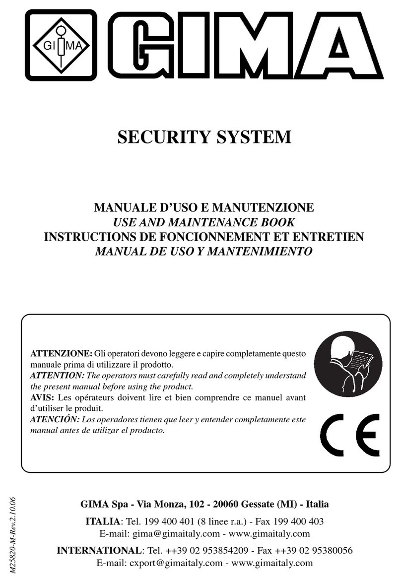 Gima 25820 Use and maintenance book Gima 25820 Use and maintenance book