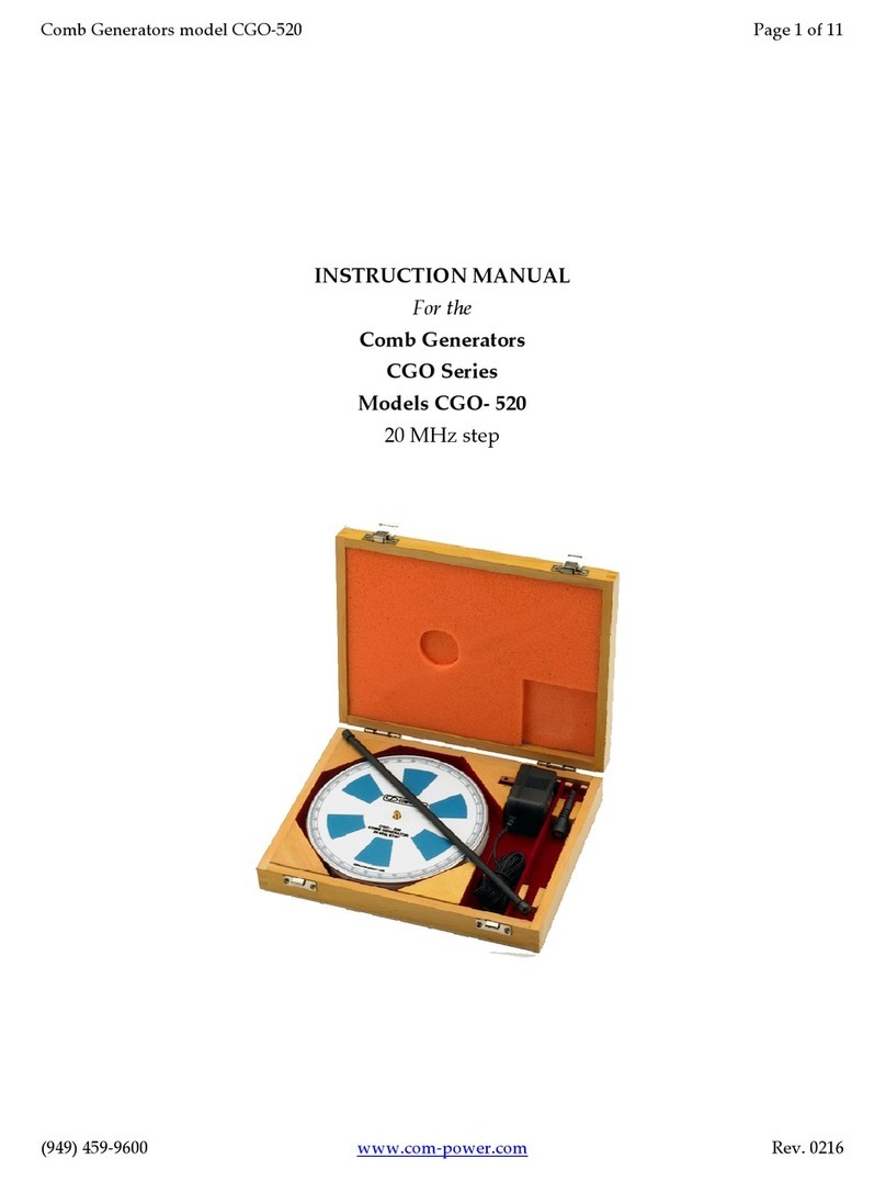 Com-Power CGO Series instruction manual