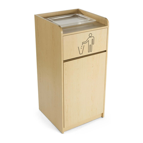 Displays2go LITTER GRAPHIC Assembly instructions