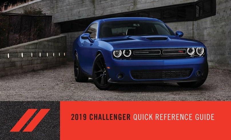Dodge Challenger 2019 User manual