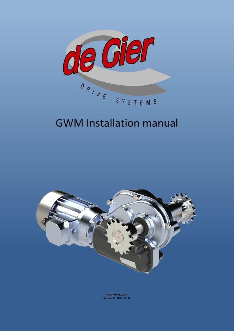 de Gier GWM installation manual