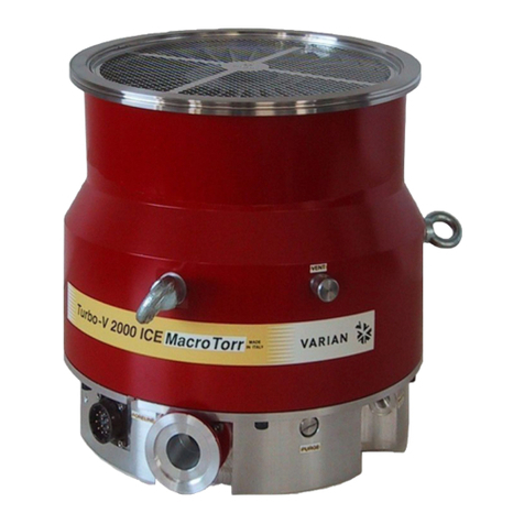 Varian Turbo-V 2000 ICE Instructions for use