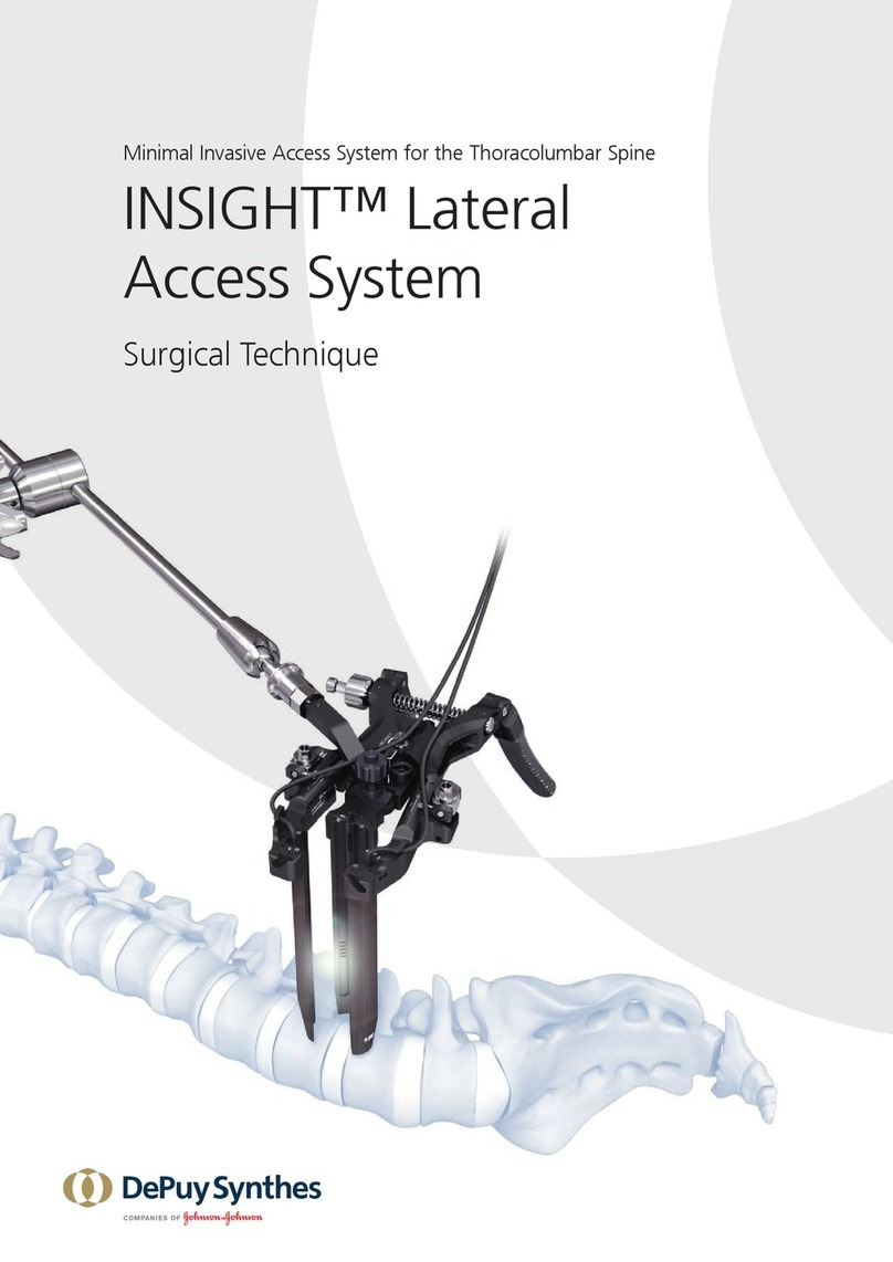 Johnson & Johnson DePuy Synthes INSIGHT Lateral Access System User manual Johnson & Johnson DePuy Synthes INSIGHT Lateral Access System User manual