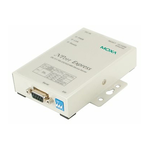 Moxa Technologies NPort DE-311 Quick installation guide