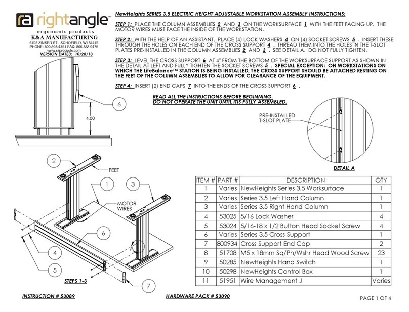 RIGHT ANGLE NewHeights Series User manual RIGHT ANGLE NewHeights Series User manual