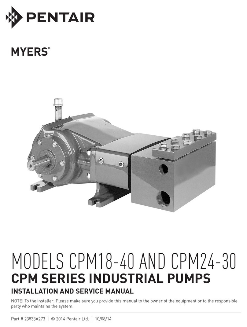Pentair Myers CPM Series Manual Pentair Myers CPM Series Manual