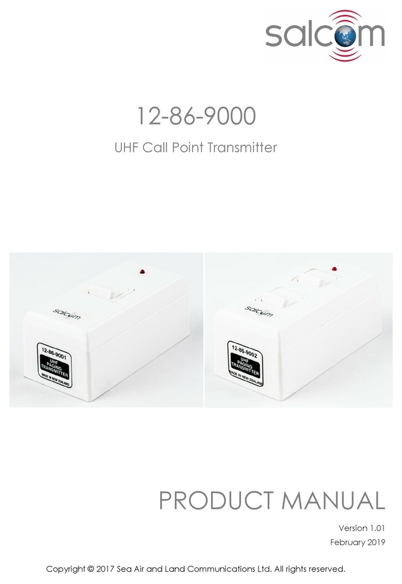 Salcom 12-86-9000 product manual