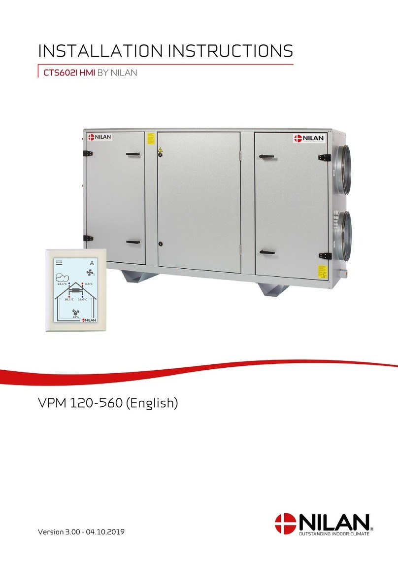nilan CTS602I HMI User manual