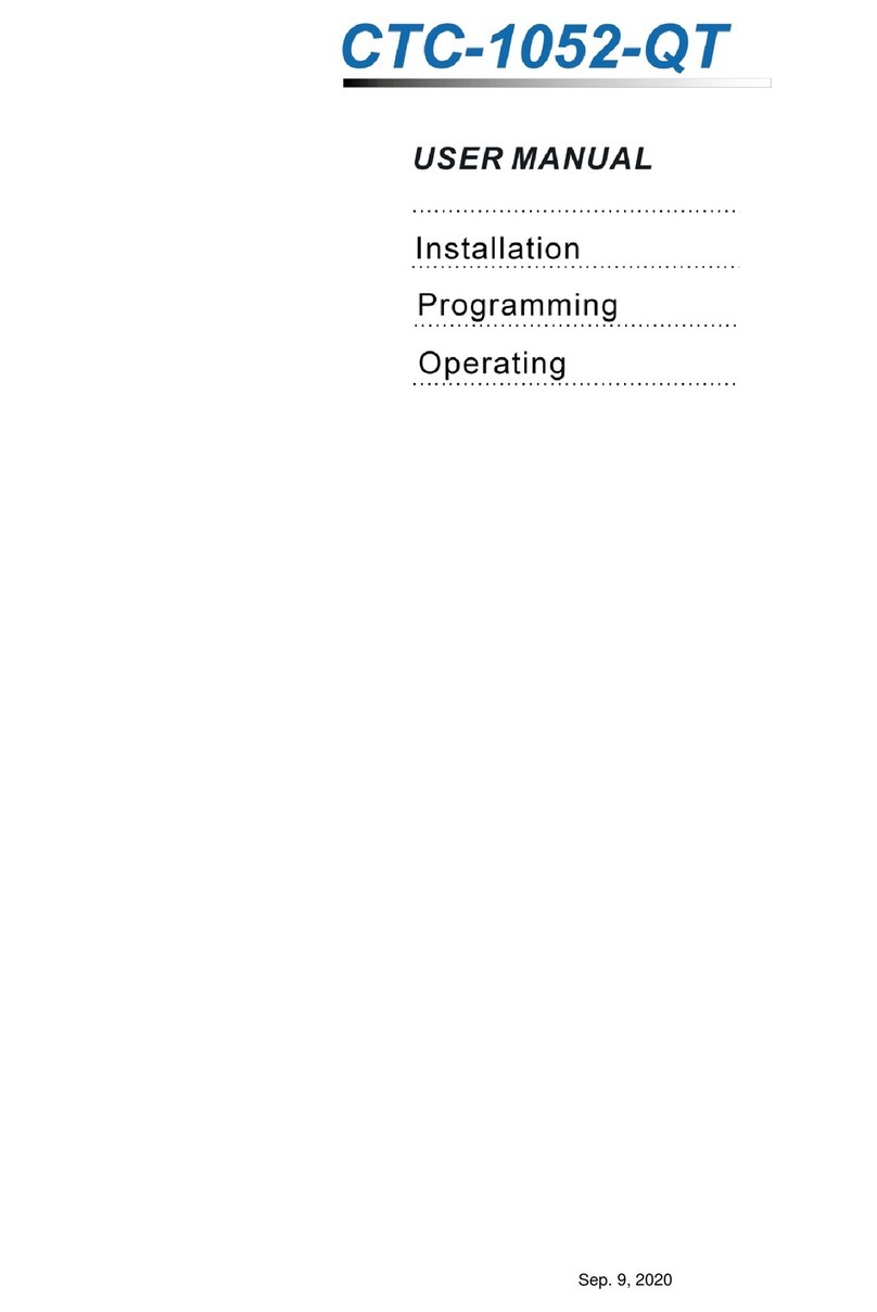 Climax CTC-1052-QT User manual Climax CTC-1052-QT User manual