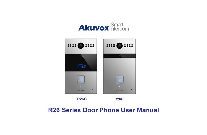 Akuvox R26 User manual