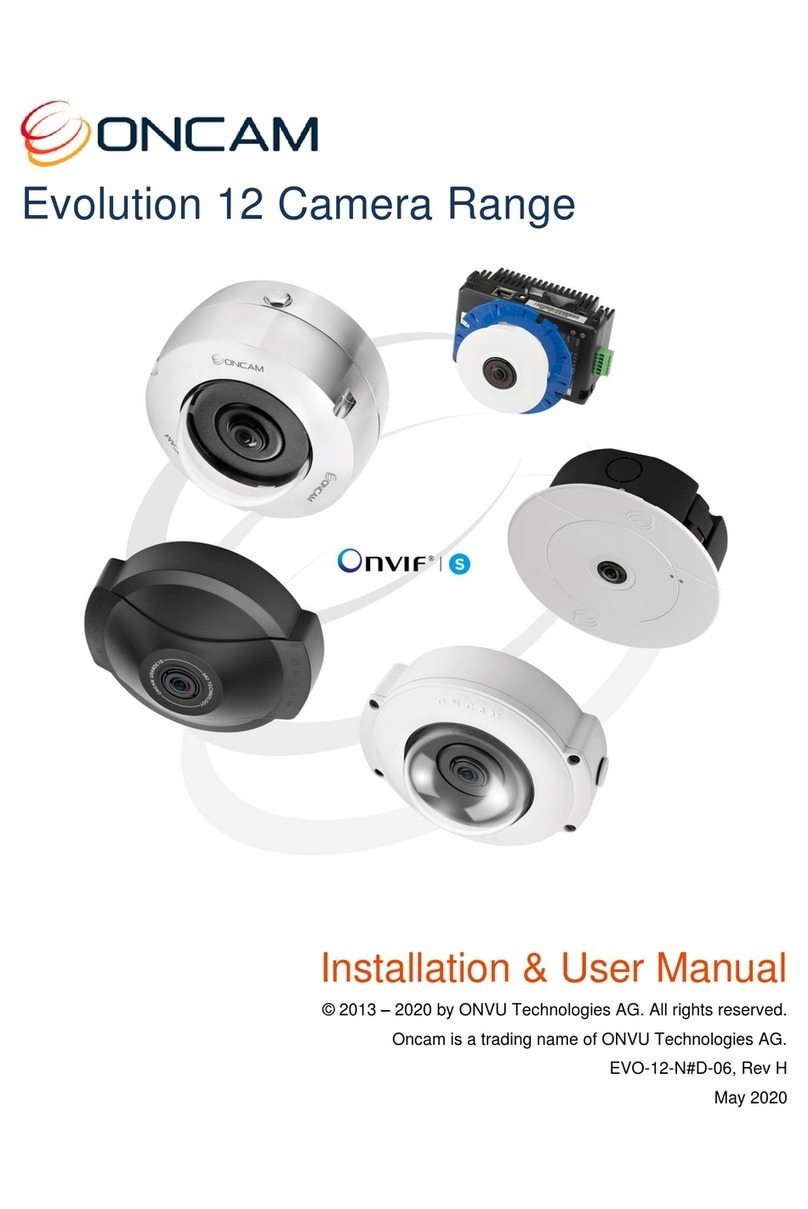 Oncam Evolution 12 Series Installation & user manual