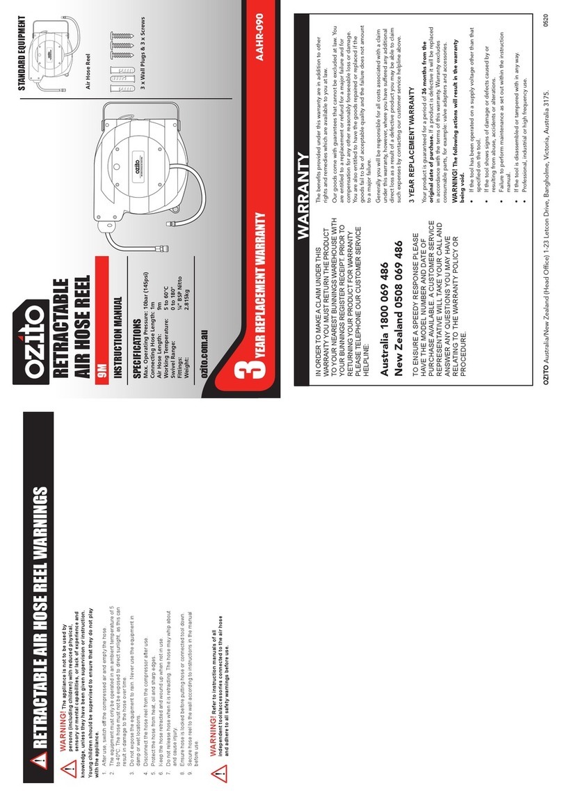 Ozito AAHR-090 instruction manual