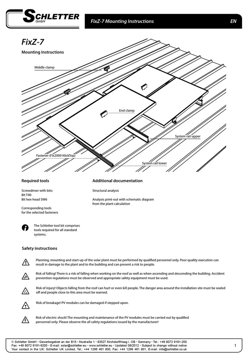 Schletter FixZ-7 User manual