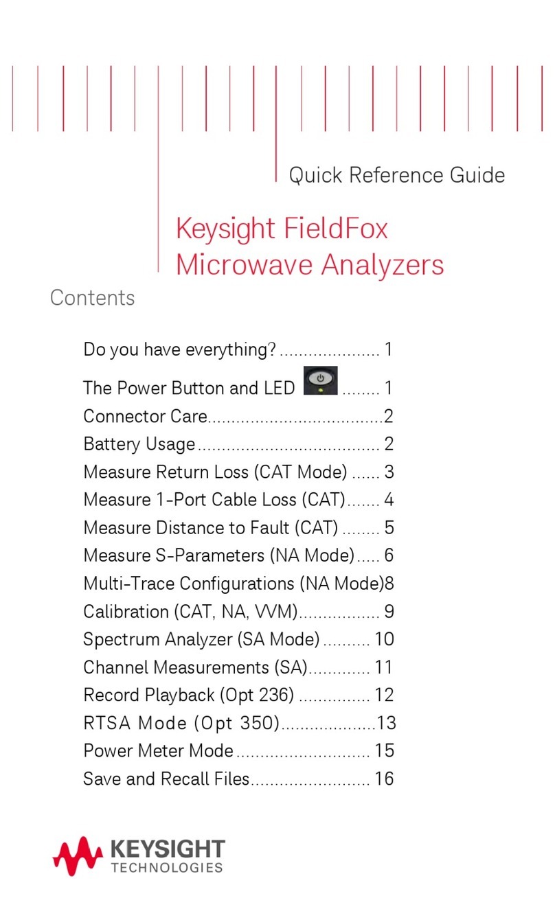 Keysight Technologies FieldFox User manual