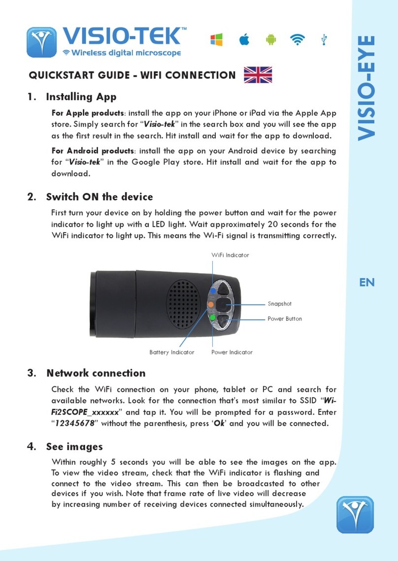 Visio-Tek VISIO-EYE quick start guide