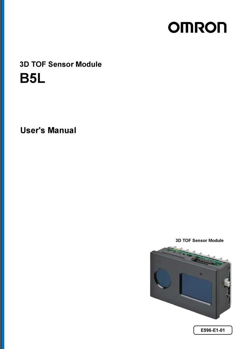 Omron B5L User manual Omron B5L User manual