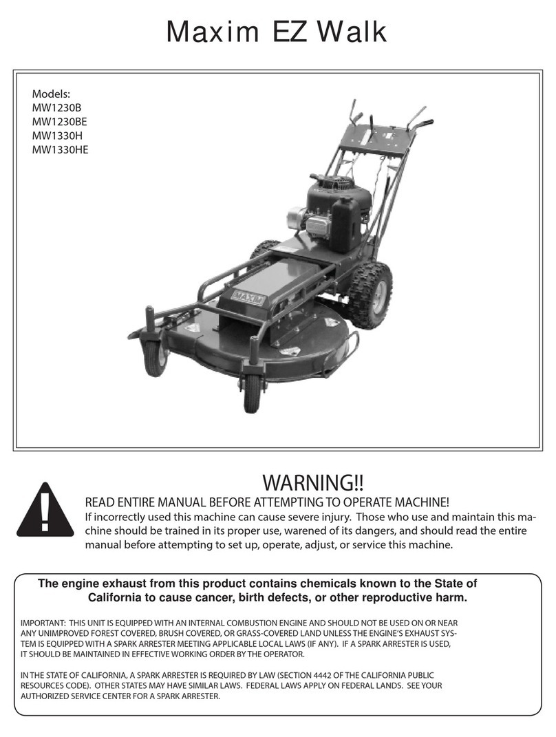 Maxim EZ Walk MW1230B User manual