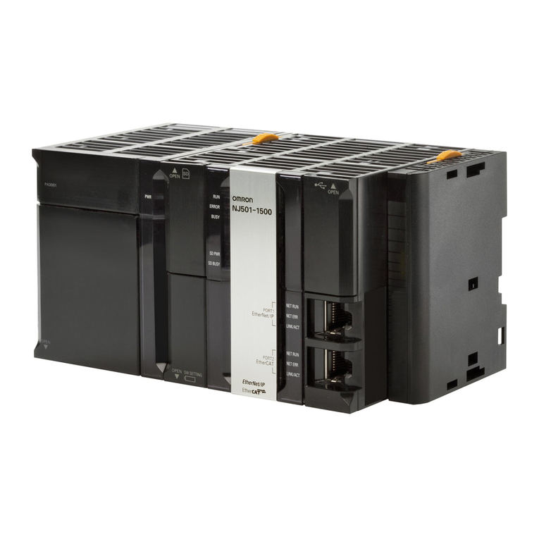 Omron Sysmac NJ-series User manual