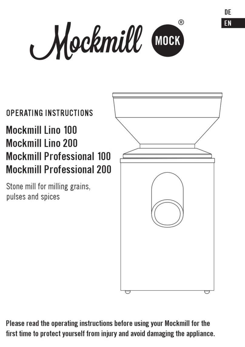 Mockmill Lino 100 operating instructions