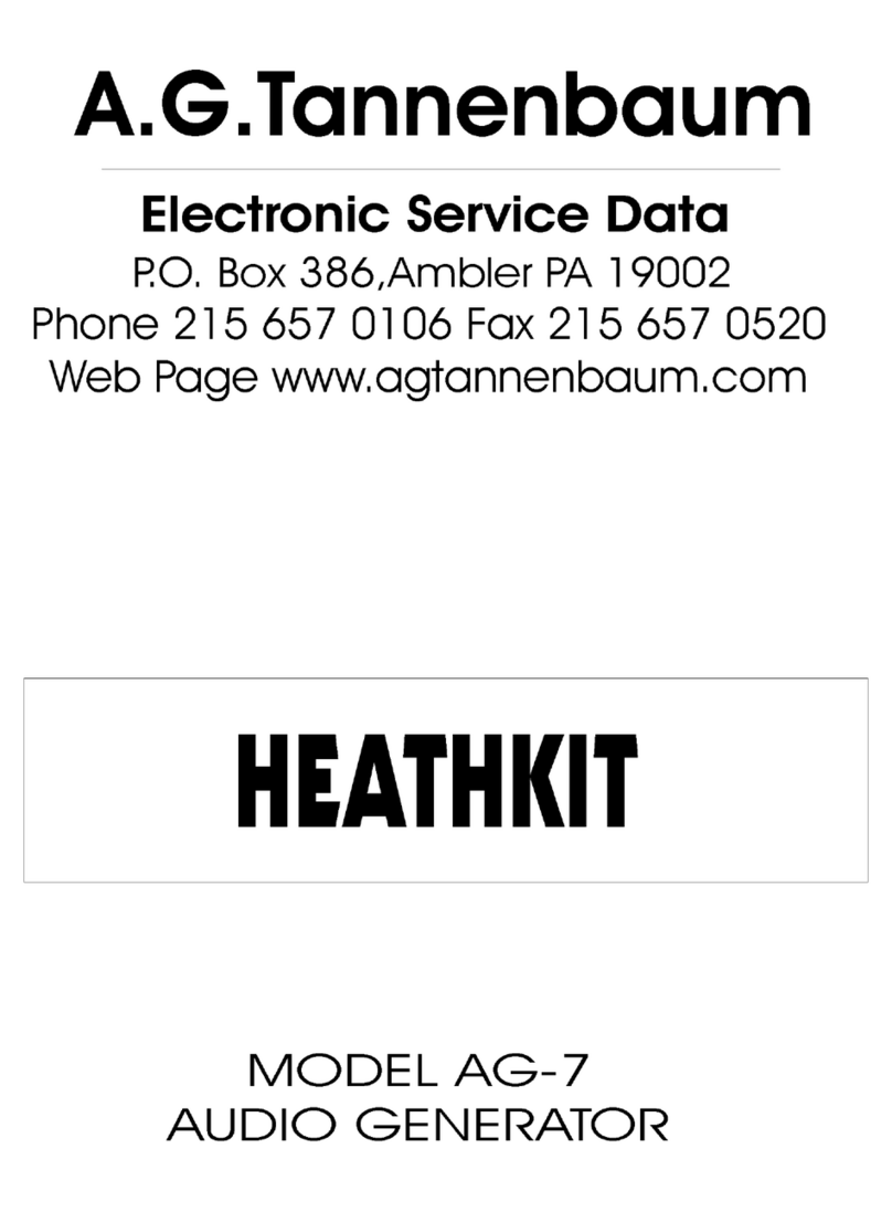 Heath Company Heathkit AG-7 Assembling and using