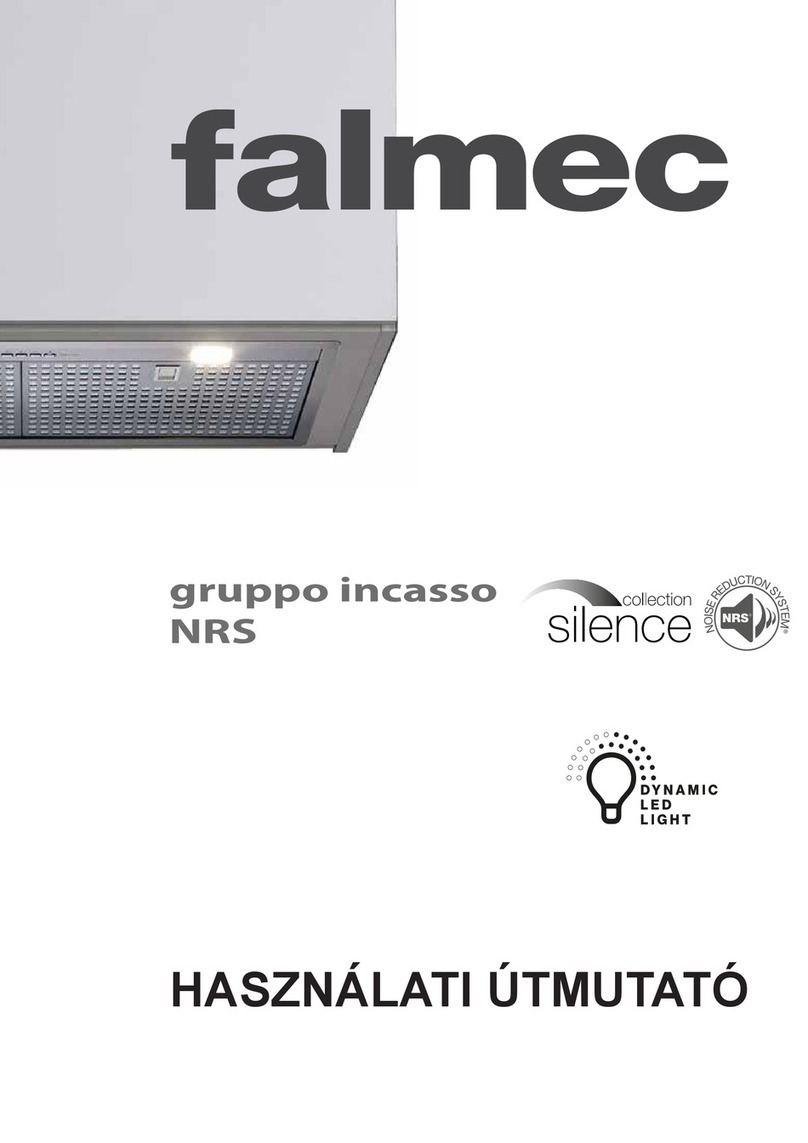 FALMEC GRUPPO INCASSO NRS 50 Instruction booklet