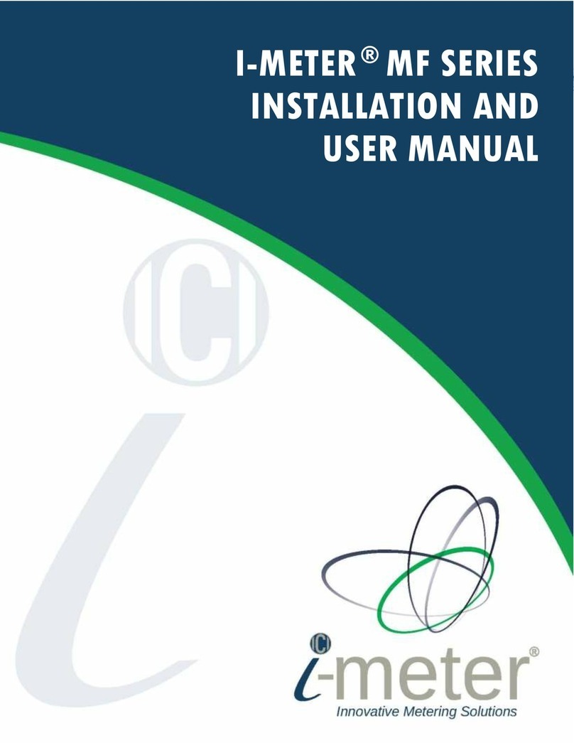 Intellimeter I-METER MF Series Installation and user manual Intellimeter I-METER MF Series Installation and user manual