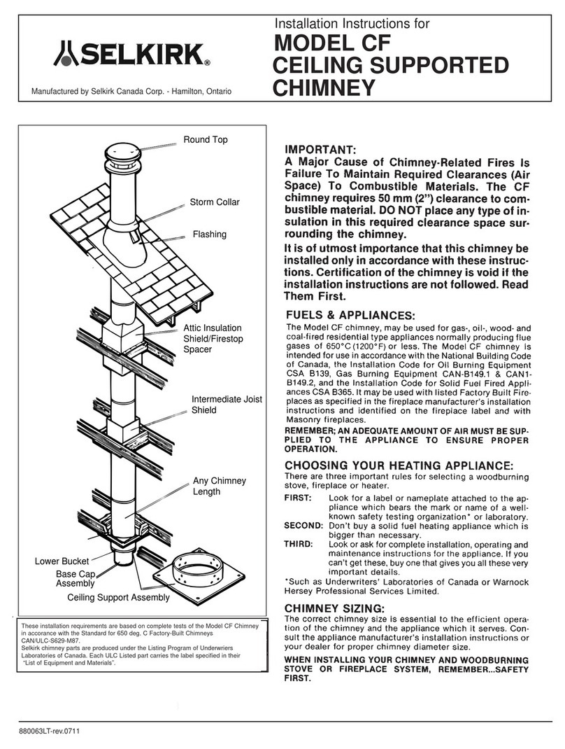 Selkirk CF installation instructions