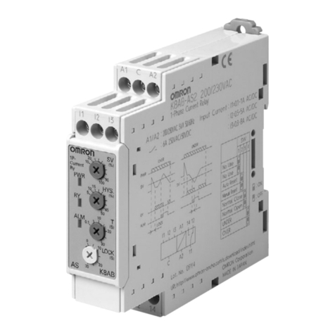 Omron K8AB-AS User manual Omron K8AB-AS User manual