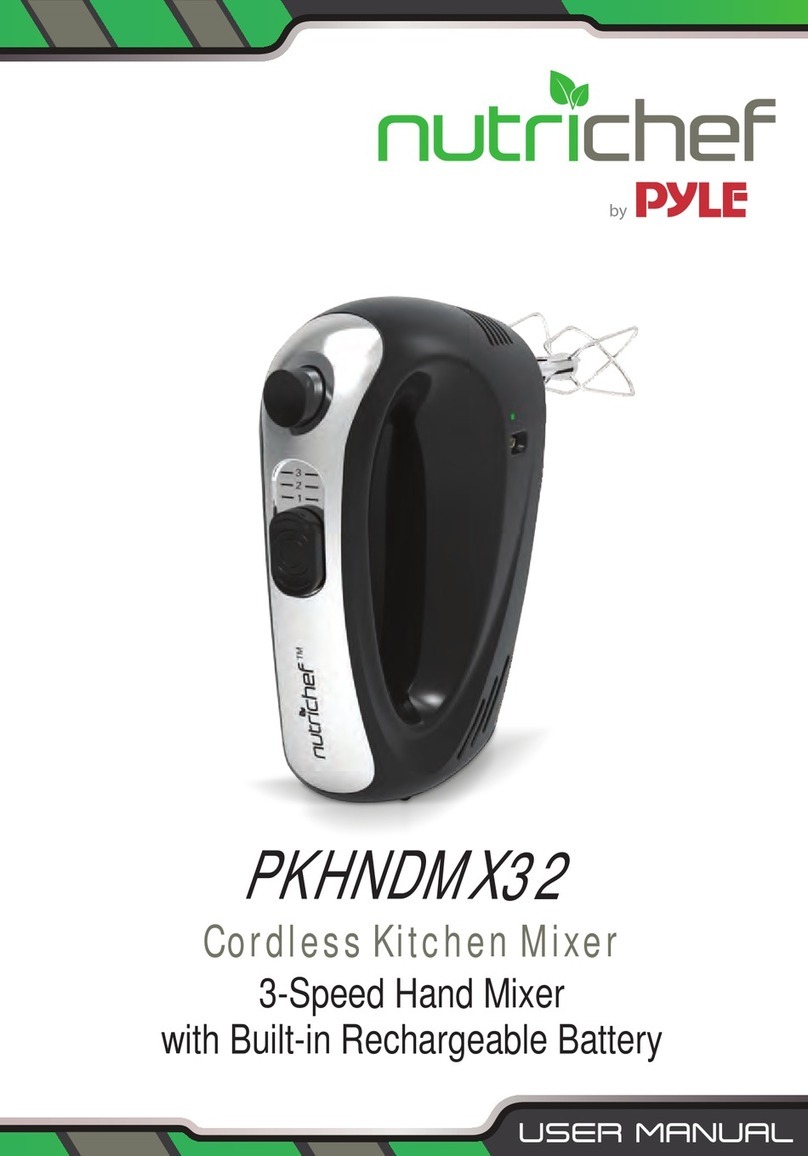 Pyle Nutrichef PKHNDMX32 User manual