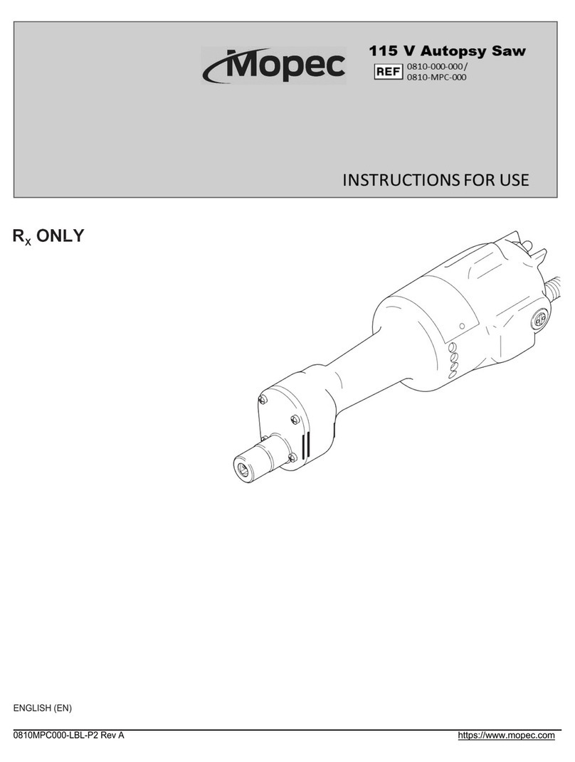 Mopec 0811-000-000 Instructions for use