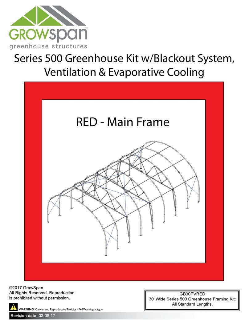 GrowSpan 500 Series User manual