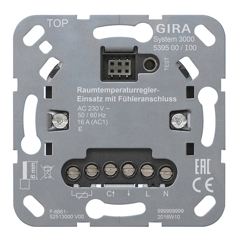 Gira System 3000 User manual