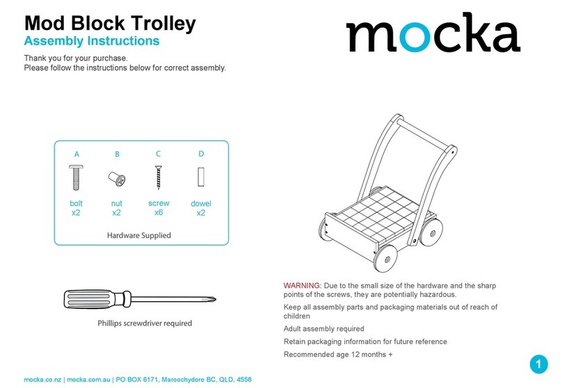 Mocka Mod Block Trolley Assembly instructions Mocka Mod Block Trolley Assembly instructions