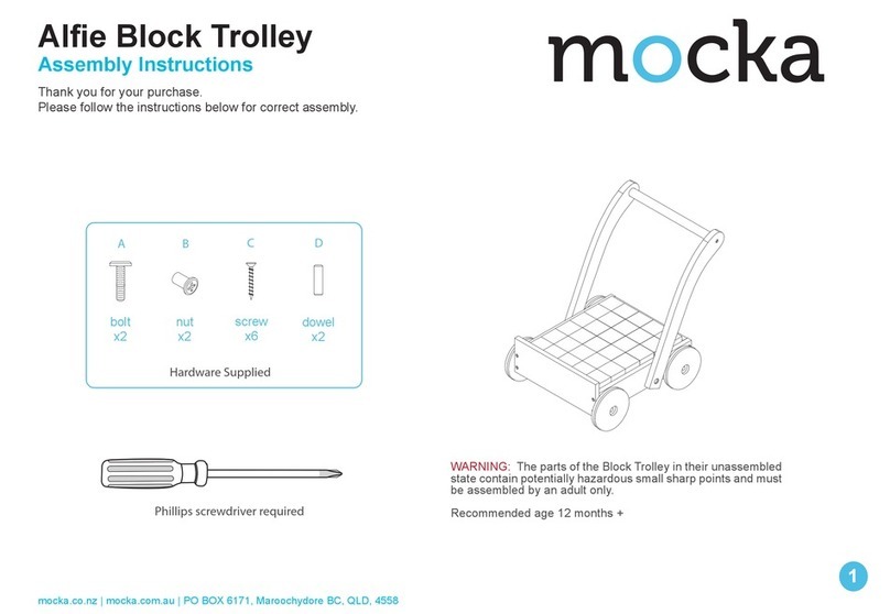Mocka Alfie Block Trolley Assembly instructions