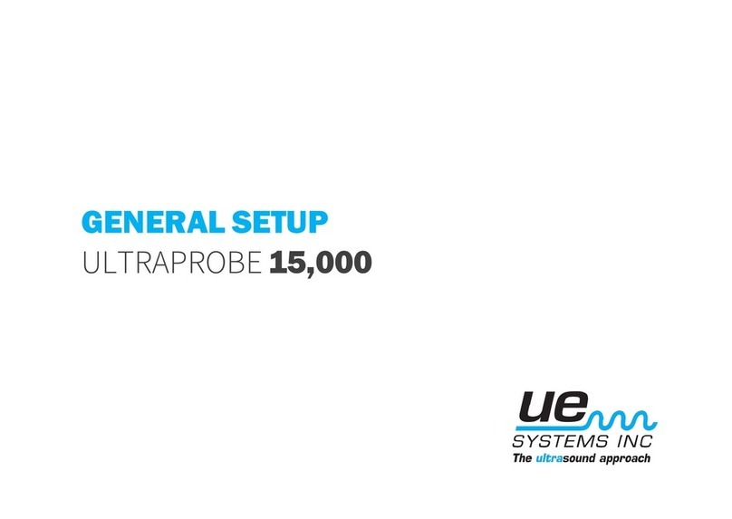 UE Systems ULTRAPROBE 15000 GENERAL SETUP