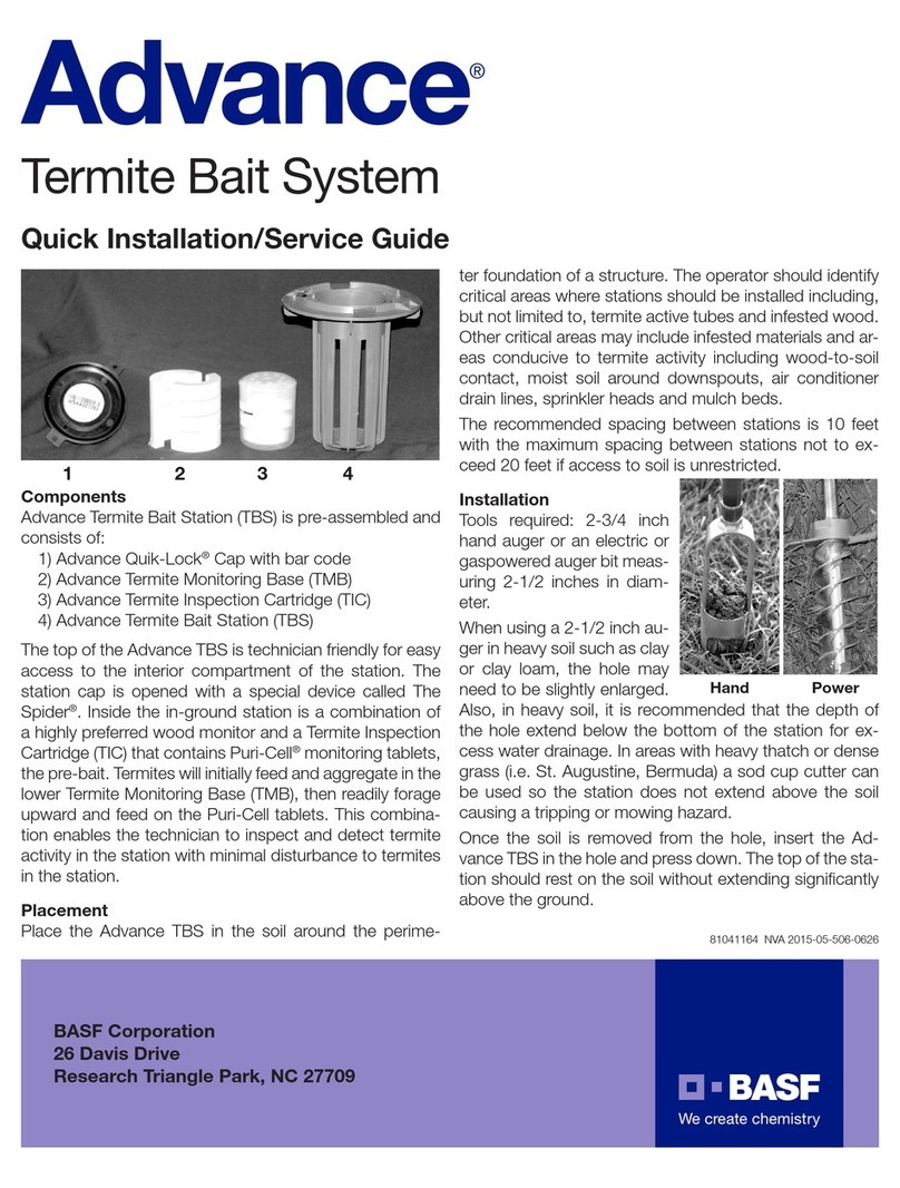 BASF Advance TBS Quick Installation/Service Guide