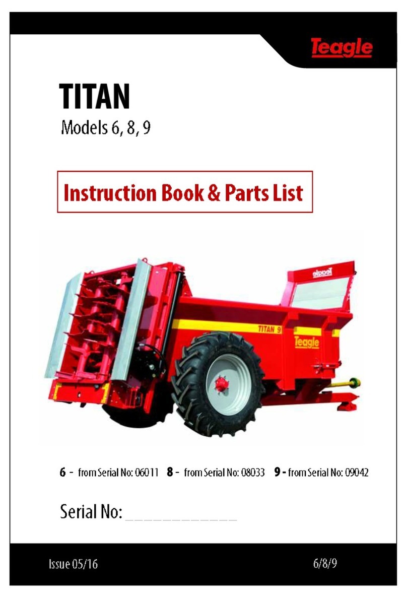 Teagle TITAN 6 Instruction book / parts list
