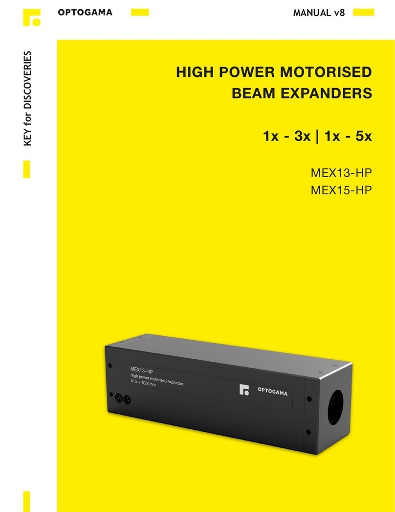 OPTOGAMA MEX13-HP manual