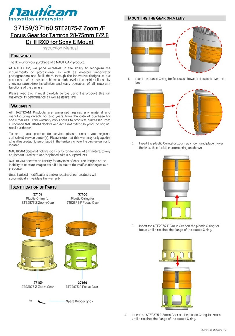 Nauticam 37159 instruction manual