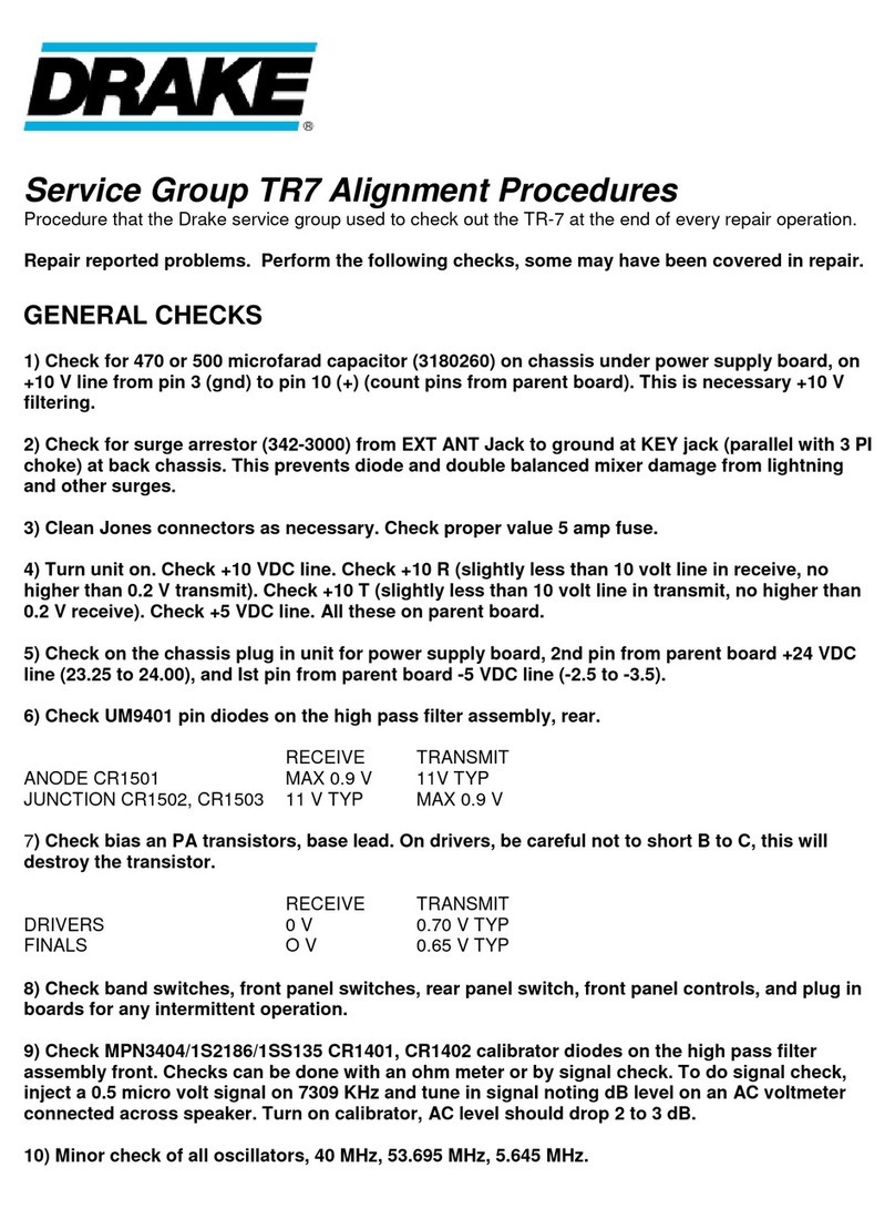 DRAKE TR7 manual