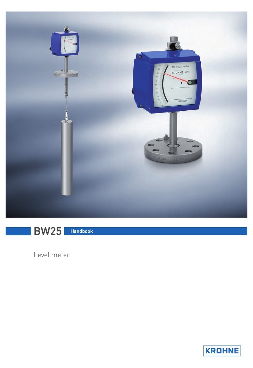 KROHNE BW25 User manual