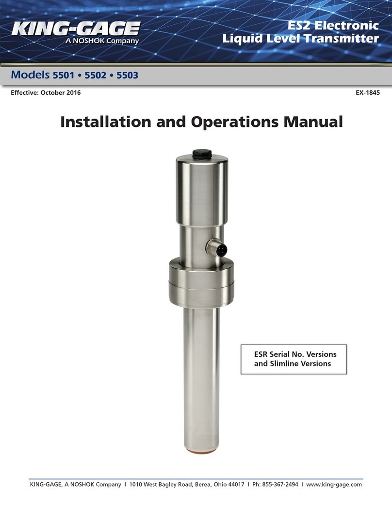 NOSHOK KING-GAGE ES2 5501 User manual