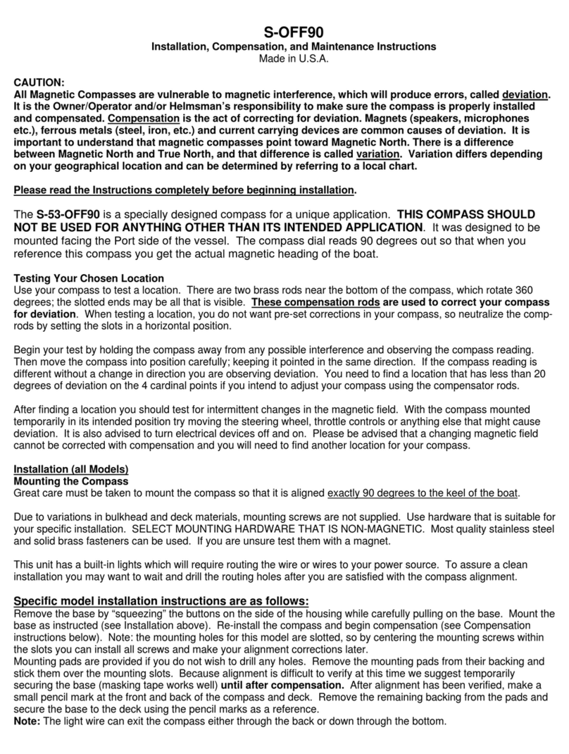 Ritchie S-OFF90 Installation and maintenance instructions